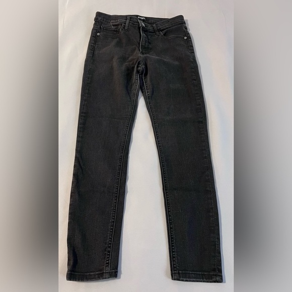 Express Women’s Mid Rise Skinny Stretch Black Jeans‎ Size 8R - Picture 3 of 12